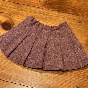 EGG Susan Lazar 12-18M Pink Circle Skirt Wool Floral Liner